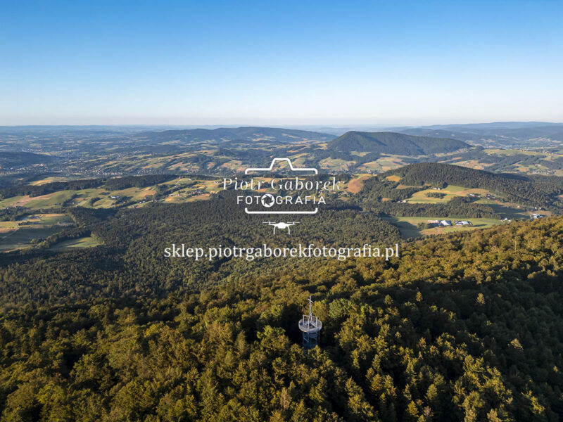 Góry Grybowskie widziane z Jaworza